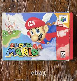 Super Mario 64 CIB Complete in Box First Print for N64 Nintendo 64