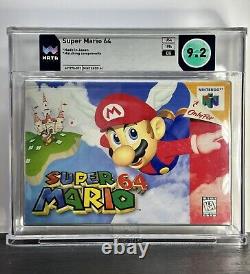 Super Mario 64 CIB WATA 9.2 First Print (Nintendo 64, 1996) Low Pop