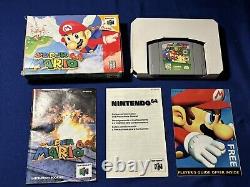 Super Mario 64 For Nintendo 64 RARE N64 Complete In Box CIB Great Shape