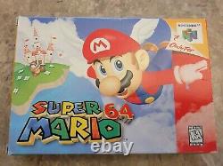 Super Mario 64 (Nintendo 64, 1996) CIB Complete (Authentic) N64 no manual