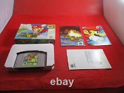 Super Mario 64 (Nintendo 64, 1996) N64 COMPLETE with Box manual game WORKS! #E1