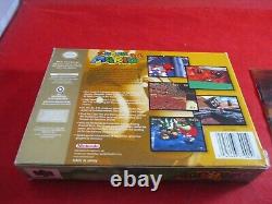 Super Mario 64 (Nintendo 64, 1996) N64 COMPLETE with Box manual game WORKS! #E1