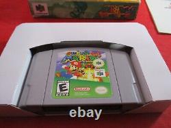 Super Mario 64 (Nintendo 64, 1996) N64 COMPLETE with Box manual game WORKS! #E1