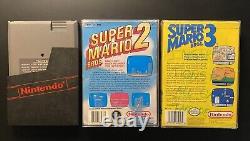 Super Mario Bros 1, 2, 3 Game Trilogy (NES) Tested Working Loose And In Box