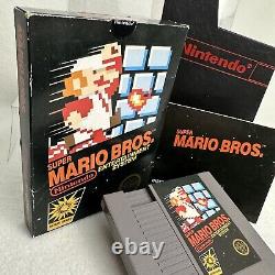 Super Mario Bros 1? Double Sticker Gloss Sticker Seal? Nintendo NES Complete CIB