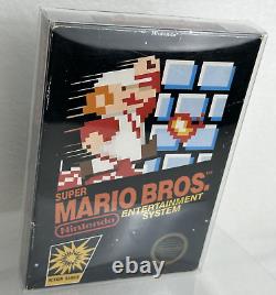 Super Mario Bros 1? Double Sticker Gloss Sticker Seal? Nintendo NES Complete CIB