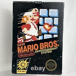 Super Mario Bros 1? Double Sticker Gloss Sticker Seal? Nintendo NES Complete CIB