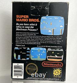 Super Mario Bros 1? Double Sticker Gloss Sticker Seal? Nintendo NES Complete CIB