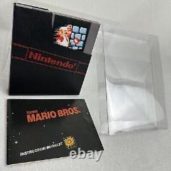 Super Mario Bros 1? Double Sticker Gloss Sticker Seal? Nintendo NES Complete CIB