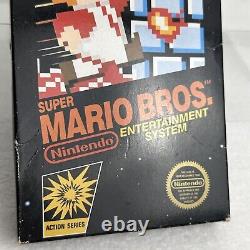 Super Mario Bros 1? Double Sticker Gloss Sticker Seal? Nintendo NES Complete CIB