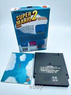 Super Mario Bros. 2 Box, Game & manual NES Rare Variant See Description