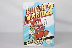 Super Mario Bros. 2 NES Nintendo Complete CIB Great Condition with Poster! RARE