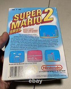 Super Mario Bros 2 NES Nintendo Complete In Box CIB Excellent Condition