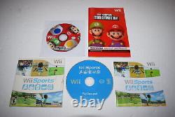 Super Mario Bros 25th Anniversary Nintendo Wii Console Game System Complete Box