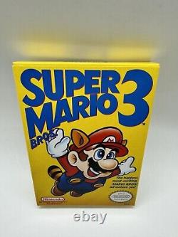 Super Mario Bros. 3 LEFT BROS 1st Print (Nintendo) NES CIB Complete Near Mint