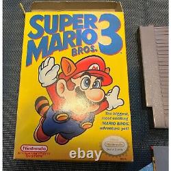Super Mario Bros 3 Nintendo (NES) ©1990 Complete Contents in Box Video Game CIB