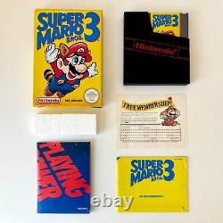 Super Mario Bros 3 Nintendo NES VGC CIB PAL A GBR 100% Original