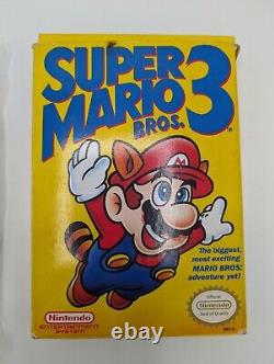 Super Mario Bros. 3 Nintendo Nes Complete CIB Good Condition Authentic