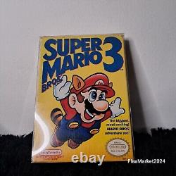 Super Mario Bros 3 RARE LEFT BROS Nintendo NES Classic Complete