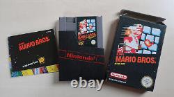Super Mario Bros NES Nintendo Game Authentic Used With Manual PAL