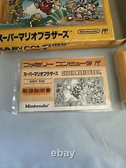 Super Mario Bros. With Box and Manual Nintendo Famicom Japanese ver. IN PLASTIC
