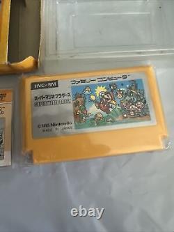 Super Mario Bros. With Box and Manual Nintendo Famicom Japanese ver. IN PLASTIC