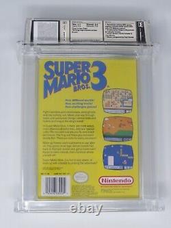 Super Mario Brothers 3 Complete In Box Nintendo Video Game Wata Graded 7.0 CIB