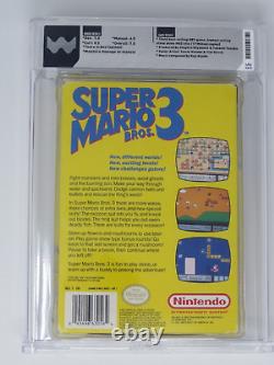 Super Mario Brothers 3 Complete In Box Nintendo Video Game Wata Graded 7.5 CIB