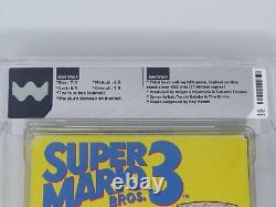 Super Mario Brothers 3 Complete In Box Nintendo Video Game Wata Graded 7.5 CIB