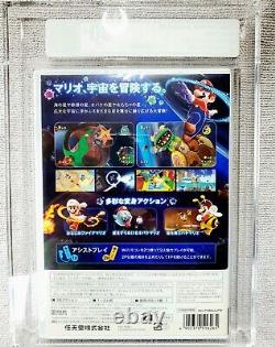 Super Mario Galaxy Japan (Nintendo Wii, 2007) VGA 80+ Plus NM Near Mint Not WATA