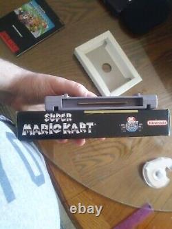 Super Mario Kart (Super Nintendo, 1992) Cib great condition (see description)