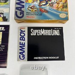 Super Mario Land CIB! (Nintendo GameBoy, 1989) Manual & Inserts Tested