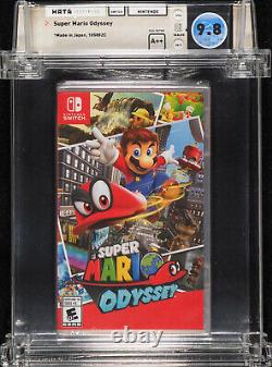 Super Mario Odyssey WATA 9.8 A++ Factory Sealed Nintendo Switch Like VGA CGC