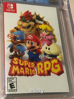 Super Mario RPG Nintendo Switch CGC Graded 9.8 A++ Uncirculated from Sealed Case