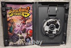 Super Mario Strikers (GameCube, 2005) CIB VGC Black Label Tested FREE SHIP