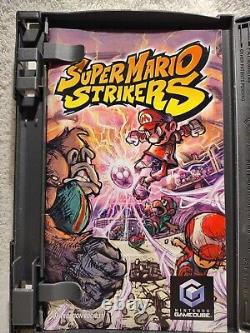 Super Mario Strikers (GameCube, 2005) CIB VGC Black Label Tested FREE SHIP
