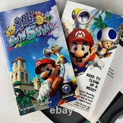 Super Mario Sunshine (Nintendo GameCube, 2002) NFR with manual