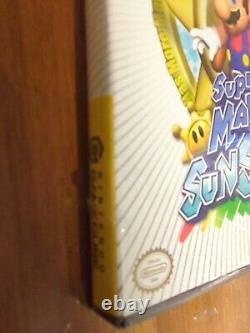 Super Mario Sunshine Nintendo GameCube BRAND NEW- BUT SEAL HAS A SMALL TEAR