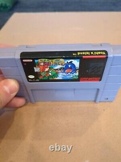 Super Mario World 2 Yoshi's Island SNES 1995 Authentic Cartridge Only