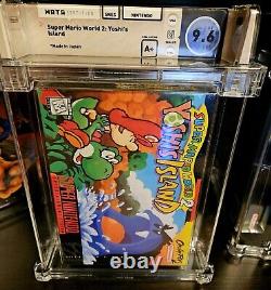 Super Mario World 2 Yoshi's Island (Super Nintendo, SNES) NEW SEALED WATA 9.6 A+