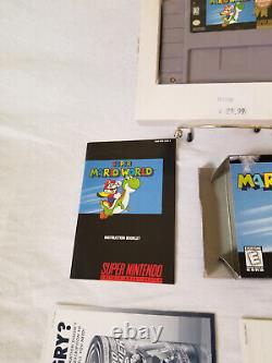 Super Mario World (Nintendo SNES, 1992) (fair condition) Players Choice