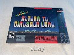 Super Mario World Return To Dinosaur Island Super Nintendo SNES NEW Sealed RARE
