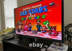 Super Nintendo Mario All-Stars bundle complete inbox