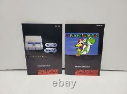 Super Nintendo SNES Console System Complete In Box CIB Super Mario World SNS-001