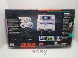 Super Nintendo SNES Console System Complete In Box CIB Super Mario World SNS-001
