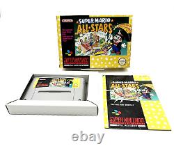 Super Nintendo SNES Super Mario All Stars CIB Complete PAL Free Postage