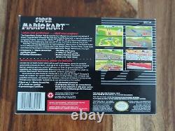 Super Nintendo SNES Super Mario Kart Complete In Box CIB Very Nice