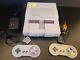 Super Nintendo Snes System Console With 1-2 Controllers, Ac & A/v Cords