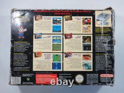 Super Nnintendo Pack Super Mario World Pal-fr Console (complete Damaged Box)