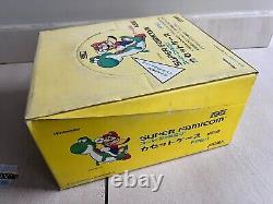 Super Rare! Protective Box Super Mario World Nintendo SNES x20 NEW